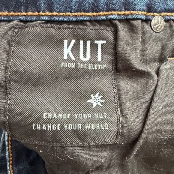 Kut from the Kloth Catherine High Rise Boyfriend Jeans – Dark Wash, Size 14 - Picture 7 of 8